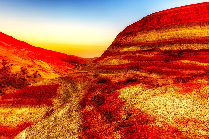 A Full Day Khinalug, Guba and Candy Mountains Private Your - Candy Cane Mountains and the striped hills of Khizi