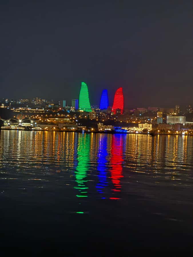 Baku: Caspian Sea Boat Tour with City Skyline Views - The skyline sights you will see
