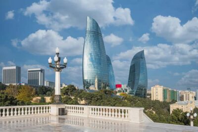 City Tour with Old City, Flame Towers, and Funicular
