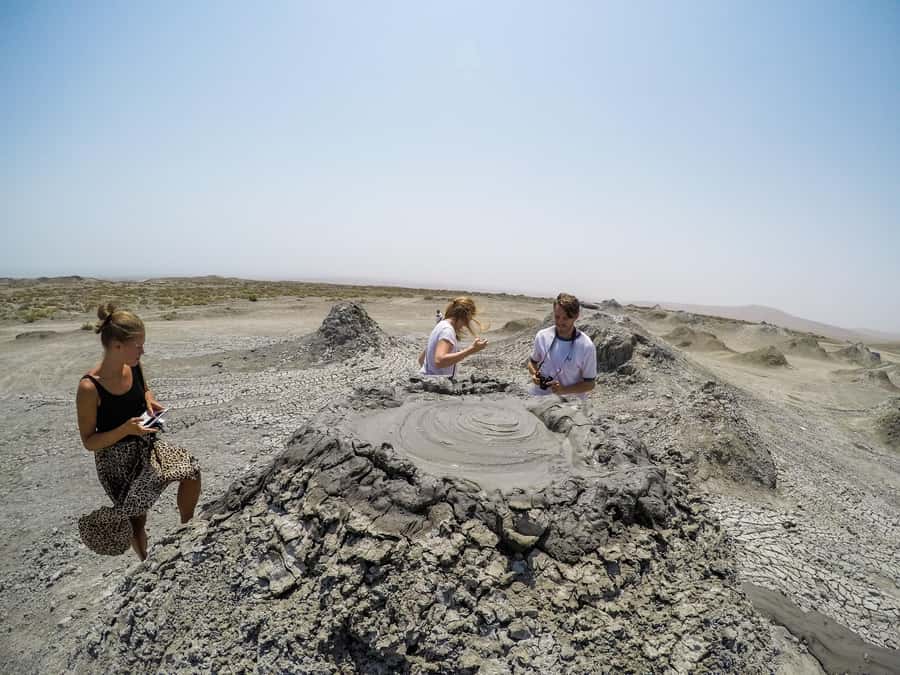 Baku: Gobustan, Mud Volcanoes, Ateshgah, and Yanardag Tour - Gobustan rocks: thousands of carvings in an open setting