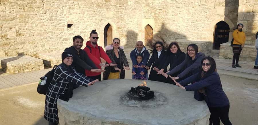 Baku: Gobustan, Volcanoes, Fire Temple and Yanardag Day Trip - Gobustan Museum and Stone Age rock drawings