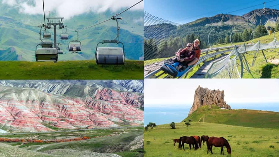 Baku: Guba-Shahdag Resort-Candy Mountain and Laza Waterfall - Guba lunch and the move toward Qusar