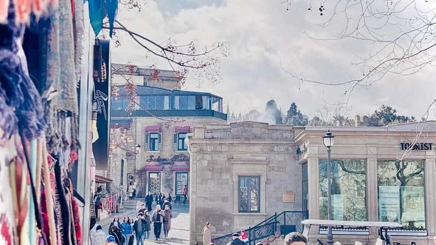 Baku: Inner City Walking Tour. - An art studio and the working side of the Old City