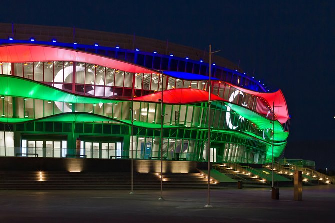 Baku Lights: the Night Tour illuminated by Baku lights - The Heydar Aliyev Center: Baku’s boldest modern shape