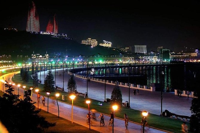 Baku Night City Tour - Fountain Square closes the route in central Baku