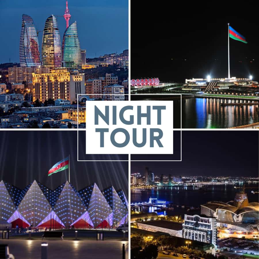 Baku: Nighttime Guided City Tour - Highland Park gives you the best opening view
