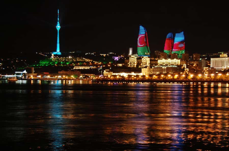 Baku Panoramic Night Tour - Hotel pickup and the first look at Baku after sunset
