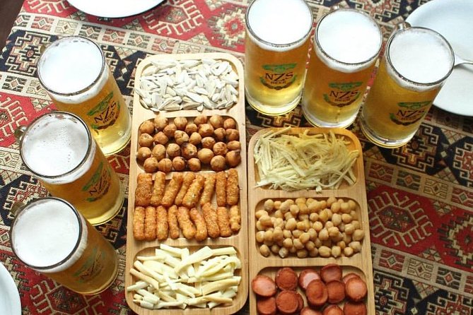 Baku Pub Experience ( All inclusive ) - Beer snacks keep the evening moving