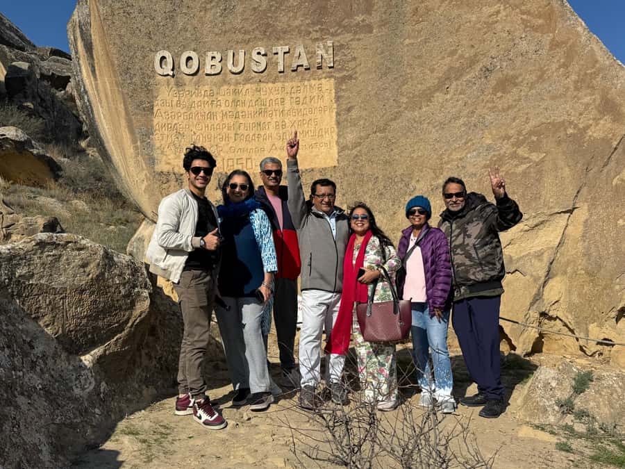 Gobustan & Mud, Fire Temple, Burning Mountain, H.A. Center - Mud volcanoes are the day’s oddest stop