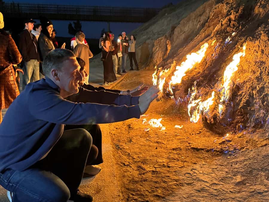 Gobustan & Mud, Fire Temple, Burning Mountain, H.A. Center - Yanar Dag is atmospheric but brief