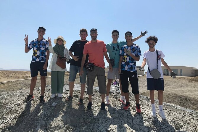 Gobustan-Mud Volcan-Fire Temple and Mountain Tour/Entrance inc - Heydar Aliyev Cultural Center and the modern finish