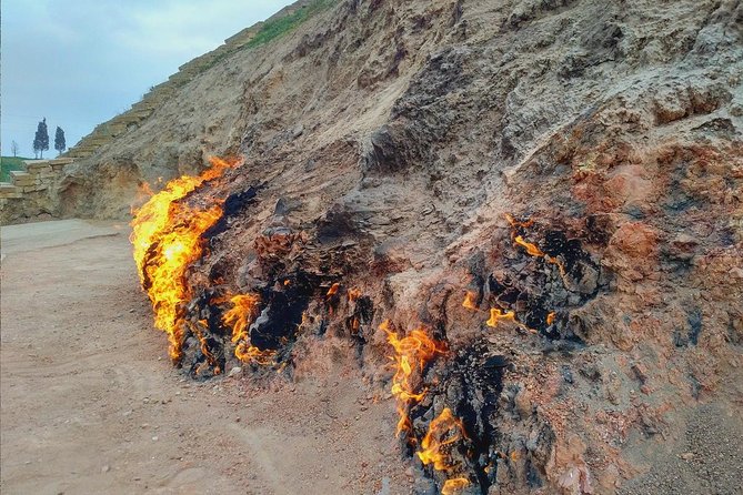 Gobustan, Mud Volcano, Burning Mountain and Fire Temple Tour - The world’s first oil well
