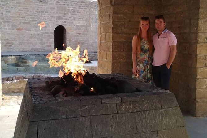 Gobustan,Mud Volcanoes & Absheron Peninsula full day tour - Yanar Dag and the steady fire on the hill