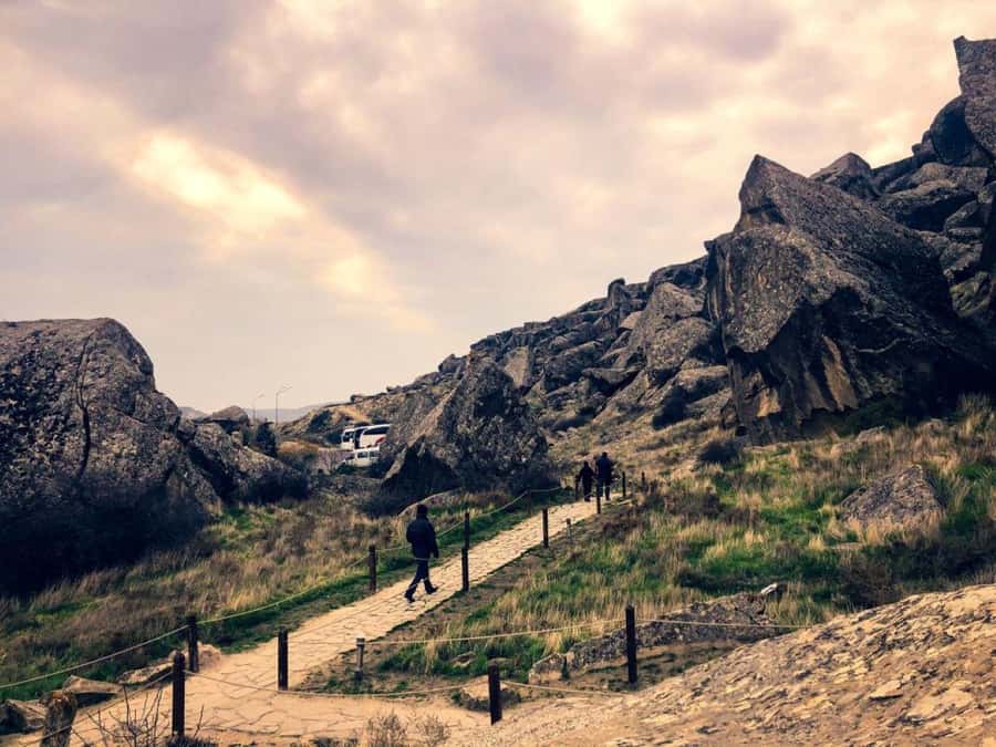 Gobustan, Mud Volcanoes, Fire Temple and Fire Mountain Tour - Fire worship at Ateshgah
