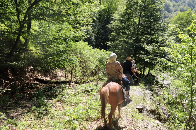 Horseback Riding in Azerbaijan - Returning through a mountain village