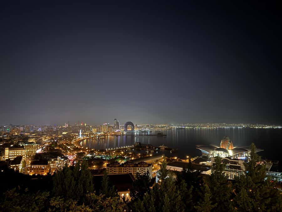 Incredible Baku Nights Panoramic Tour - Starting above the city at the Flame Towers