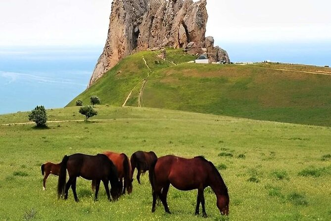 Khizi Candy Mountains, Shahdagh Full Day Guided Tour - Khizi’s striped Candy Cane Mountains