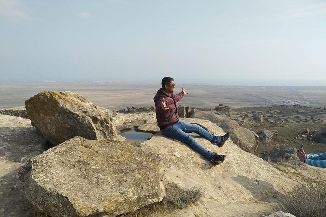 Private Gobustan - Absheron Tour - Yanar Dag, Azerbaijan’s famous burning hillside